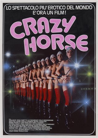 CRAZY HORSE Due bozzetti per il manifesto del film del 1977 diretto da Alain...