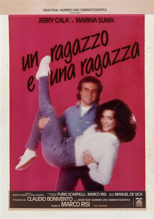 UN RAGAZZO E UNA RAGAZZA Tre bozzetti per i manifesti del film del 1984...