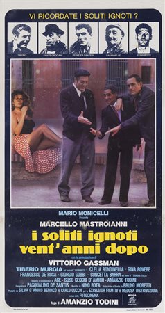 I SOLITI IGNOTI 20 ANNI DOPO Manifesto e locandina del film del 1985 diretto...