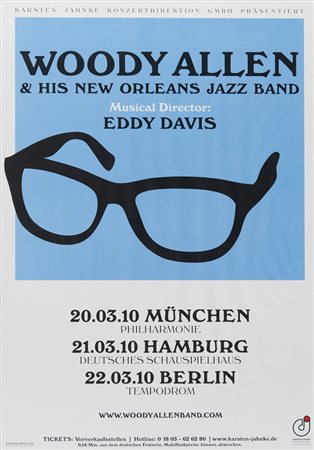 WOODY ALLEN & HIS NEW ORLEANS JAZZ BAND Locandina dei concerti tenuti a...