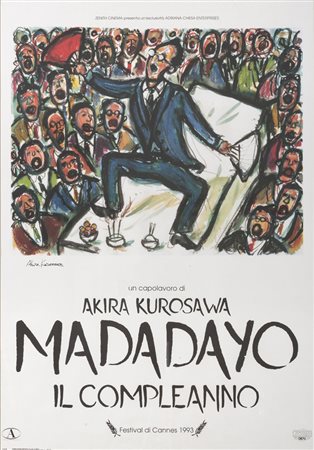 MADADAYO - IL COMPLEANNO Manifesto, locandina autografata, due riviste...