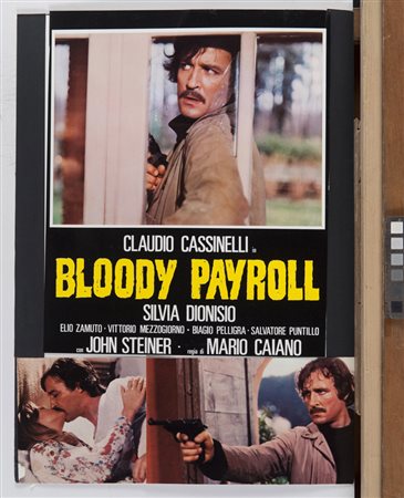 BLOODY PAYROLL - MILANO VIOLENTA Bozzetto per la locandina del film del 1976...