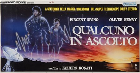 QUALCUNO IN ASCOLTO Manifesto del film del 1988 di Faliero Rosati con Vincent...