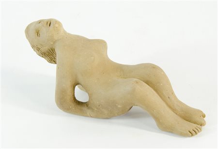 Joze Pohlen 1926 "Donna distesa" lung. cm. 15,5 - scultura in terracotta...