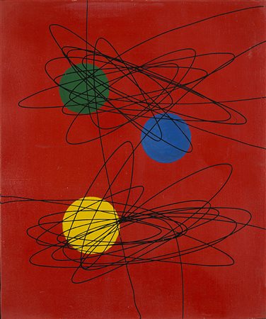 ROBERTO CRIPPA (1921 - 1972) Spirale, 1952 olio su tela, cm 45,5x54,5 Firmato...