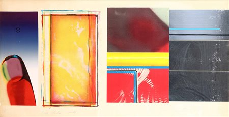 James Rosenquist (1933), Horse Blinders (South), 1972, litografia a colori,...