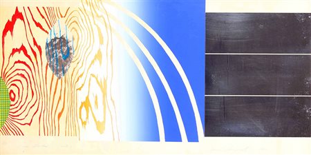 James Rosenquist (1933), Horse Blinders (North), 1972, litografia a colori,...