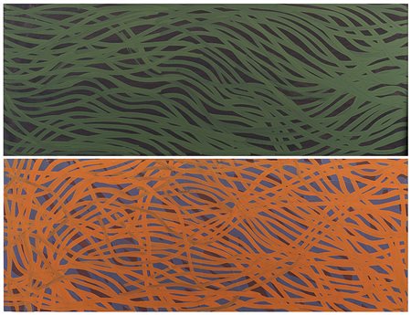 Sol LeWitt (Hartford 1928 - New York 2007)"Tangled Bands" 2002gouache su...