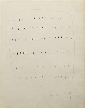 Lucio Fontana (Rosario Di Santa Fé 1899 - Comabbio 1968)"Concetto spaziale"...