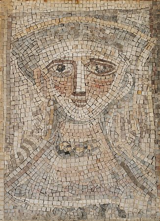 Massimo Campigli (Berlino 1895 - St. Tropez 1971)"Head of a girl"...