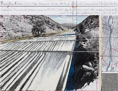 Christo (Gabrovo 1935)"Over the River (Project for Arkansas River, State of...