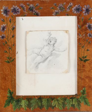 TRABALLESI GIULIANO (1727 - 1812) Attribuito a. Studio per amorino. Disegno...