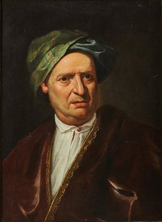 NAZARI BARTOLOMEO (1699 - 1758) Ritratto di Sebastiano Ricci. Olio su tela ....