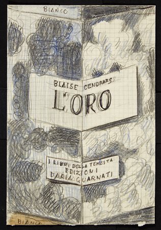 Gio Ponti (Milano 1891 - Milano 1979) "L'oro" Studio per la prima e la quarta...