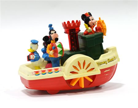 Disney Show Boat. Giocattolo in plastica con meccanismo semovente e...