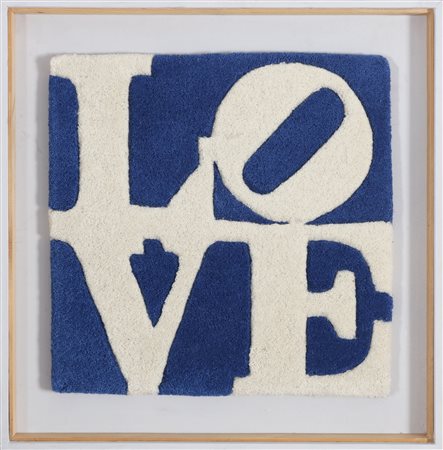 INDIANA ROBERT (n. 1928) Love. Tappeto. Cm 38,00 x 38,00. 221/Infinito. Al...