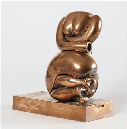 BERROCAL MIGUEL ORTIZ (1933 - 2006) Totoche. 1972. Bronzo. Cm 30,50 x 19,50 x...