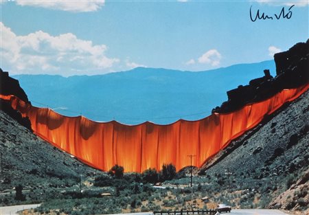 CHRISTO' (n. 1935) & JEANNE-CLAUDE (1935 - 2009) Valley Curtain, Grand...