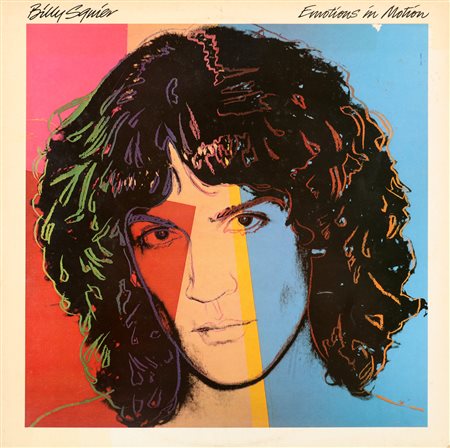 WARHOL ANDY (1928 - 1987) Billy Squier. 1982. Vinile. Cm 32,00 x 32,00....