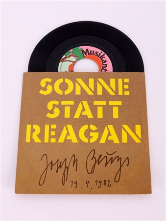 BEUYS JOSEPH (1921 - 1986) Sonne State Reagan. 1982. Vinile. Cm 18,00 x...