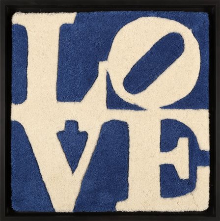 INDIANA ROBERT (n. 1928) Love. Tappeto. Cm 38,00 x 38,00. N.223. Edizione...