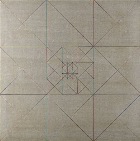 JORRIT TORNQUIST 1938 Op. 335 B, 1964–71 Acrilico liquitex su tela, cm. 80 x...