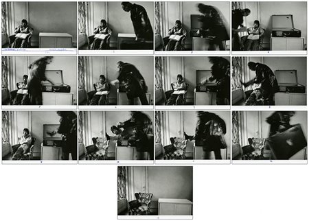 DUANE MICHALS 1932 Mr. Titolo’s Suitcase, 1973 13 fotografie b/n, cm. 13 x 18...