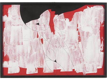 Gi Morandini (1951), Acrilico su Medium density,Nudo Neosemplice 70x100 cm