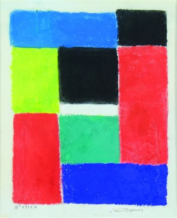 Sonia Delaunay 1885-1979 "Ritmo e colore" cm. 33x26 - gouache su carta...