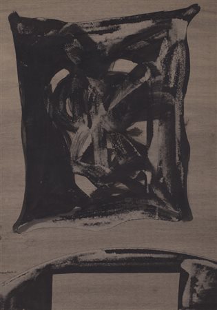 ANTONIO RECALCATI (1938)Senza Titolo, 1960Tecnica mista su cartacm 69x49Firma...