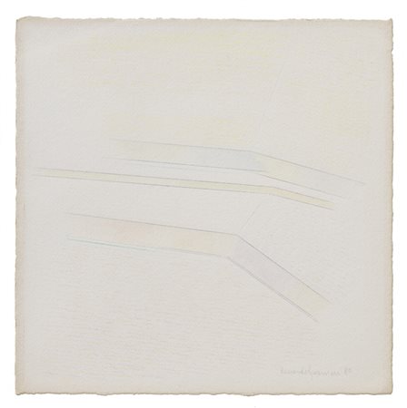 RICCARDO GUARNERI (1933)Senza Titolo, 1980Pastelli e acquerello su...