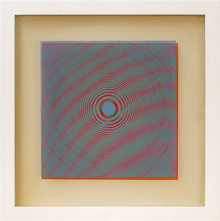 ALBERTO BIASI (1937)Serigrafia S9, 1961-1964Doppia serigrafia su cartoncino e...