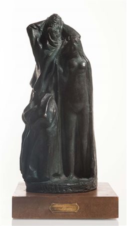 Arturo Martini (Treviso 1889 – Milano 1947), “Giuditta”. Scultura in bronzo,...
