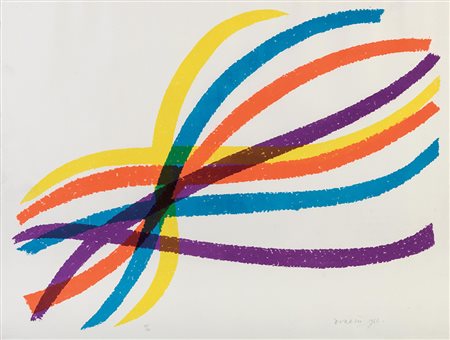 PIERO DORAZIO (1927 - 2005) Senza titolo 1966 Serigrafia, es. 10/90 47 x 62...