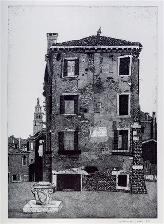 FEDERICA GALLI (1932 - 2009) Campo dell'Angelo Raffaele 1985 Acquaforte su...