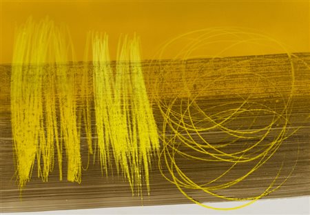 Hans Hartung (Lipsia 1904 Antibes 1989) P1973-Z13, 1973 Acrilico e pastello...