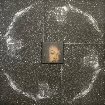 Omar Galliani (Montecchio Emilia (Re) 1954) Cosmogonia, Grafite su tavola di...