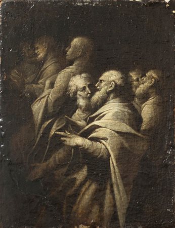 PROCACCINI CAMILLO Parma 1561 - 1629 Milano "Apostoli" 25,5x19,5 olio su...