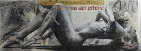 Gianni Bellini ( Carmignano 1965) Il ritorno del pitone 2007 Dim.33x90...