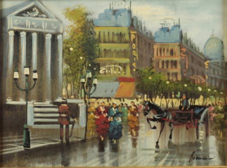 Michele Romanini ( Roma 1949) Senza titolo Dim. 30X40 Olio su tela Firmato in...