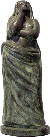 Luigi Galligani ( Pistoia 1957) Bagnante Dim.52x20 Statua in bronzo Esemplare...