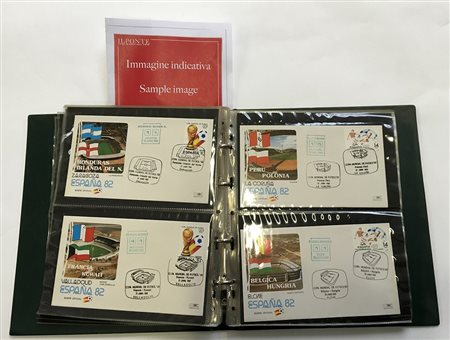 CALCIO 1982Collezione formata da 60 buste commemorative delle partite dei...