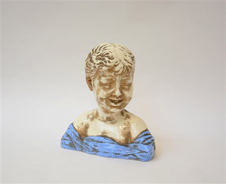 Migliori, Firenze "Fanciullo" busto in ceramica (h cm 30)(lievi difetti)