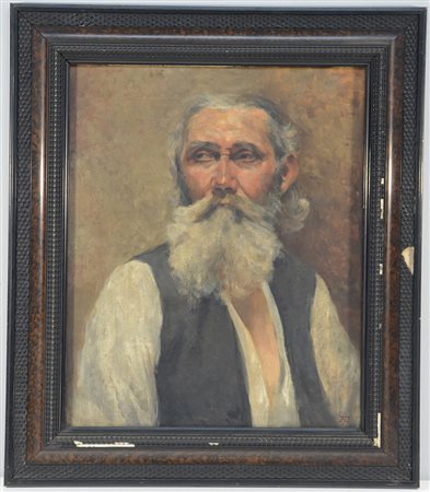 Ada Ambrosetti “Uomo virile con barba”, 1930 circa, olio su tela (cm 60x50)...