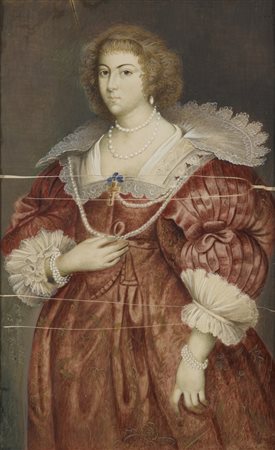 Da Antoon van Dyck "Ritratto della Contessa Barbara Albizzi" miniatura su...