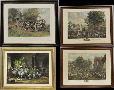 TENIERS - I. fete flamande, n. 60 ; II. fete flamande, n. 56 ; DELORT, C. -...