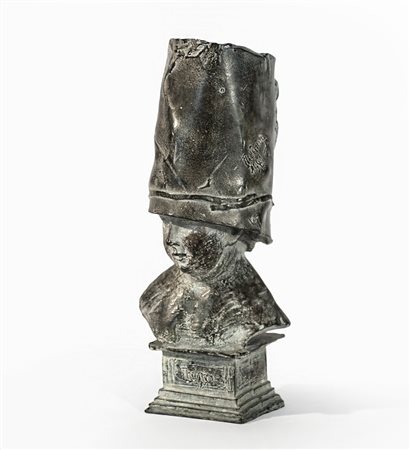 Ivan Theimer (Olomouc 1944)"Fanciulla con cappello" 1981-84 scultura in...