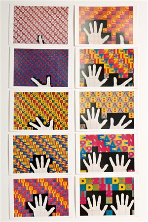 BOETTI ALIGHIERO (1940 - 1994) Da uno a dieci. . Cartella con 20 tavole...