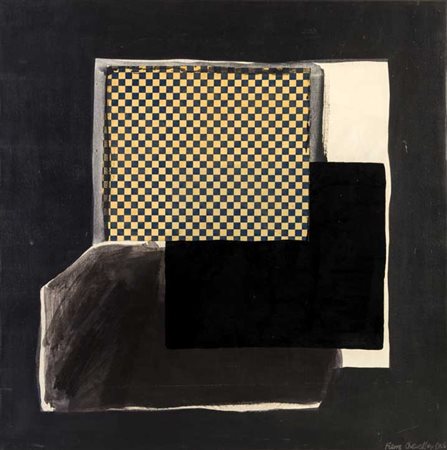 PIERRE CHEVALLEY (1926 - 2006) Theme I II III 1966 Olio su tela 70 x 70 cm...
