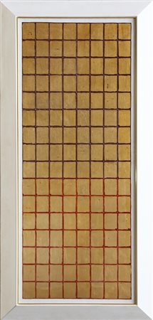 BIANCO REMO (1922 - 1990) Senza titolo. Tecnica mista su tela. Cm 46,50 x...